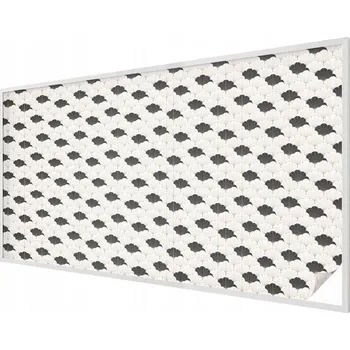 Okenní dekorace Fólie Dekorativní Mléčná na Skla Okna Výlohy Kontrastní vějíře 200x116 cm