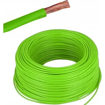 elektrický kabel Vodič LgY 1 x 1,0 ZELENÝ 1m