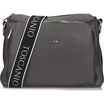 Kabelka Toscanio kabelka přes rameno přírodní kůže šedá