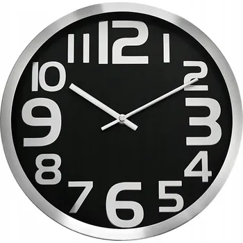 Hodiny Nástěnné hodiny Chermond stříbrné 30,5 cm