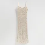 Reserved - Flitrové šaty - stříbrná - 206IT-SLV - 206IT-SLV-XS