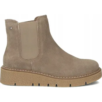 Dámské tenisky Kožené semišové dámské kotníkové boty na platformě Filippo, lehké a pohodlné, vel. 39