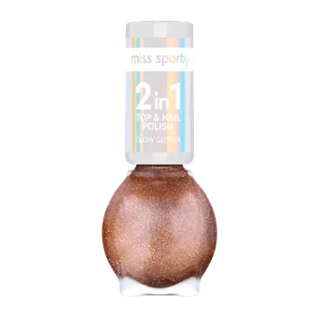 Lak na nehty miss sporty Lak na nehty Glow Glitter 70