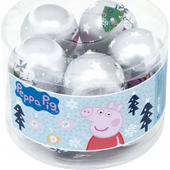 Vánoční dekorace Zdobená Vánoční Koule 6 cm vánoční koule ks