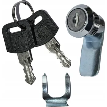 Obraz KAZETOVÝ ZÁMEK 16mm 2 KLÍČE | ČTVRTOTOČKOVÝ | SKŘÍŇKY / POŠTOVNÍ SCHRÁNKY