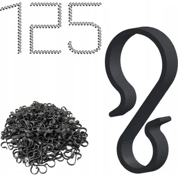 Obraz 125 x Silné HÁČKY NA SVĚTÝLKA NA OKAP ANTRACITOVÉ vánoční okapové