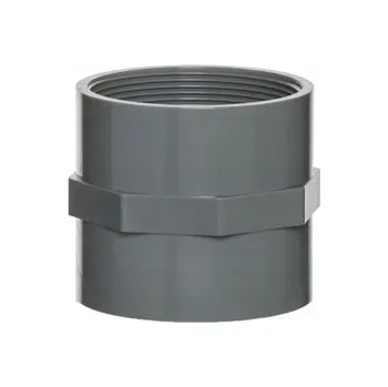 Vodovodní potrubí PVC tvarovka - přechodka, vnitřní závit 63 mm x 2