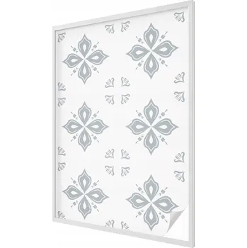 Okenní dekorace Samolepicí Mléčná fólie na okno, geometrická symetrie, 100x146 cm