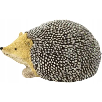 Obraz Figurka JEŽEK hnědý béžový do zahrady 8x14x10 cm