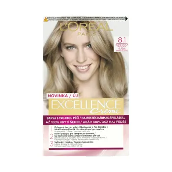 Barva na vlasy Excellence creme 8.1 blond svět.popelavá