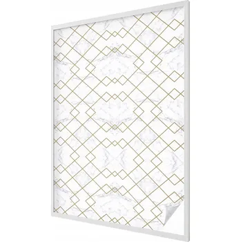 Okenní dekorace Samolepicí okenní Fólie mléčná dekorativní geometrické linie 100x146