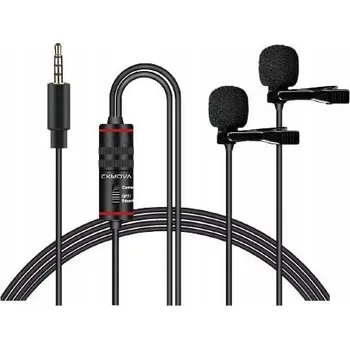 Mikrofon CKMOVA LCM3D - duální klopový mikrofon pro kamery a smartphony