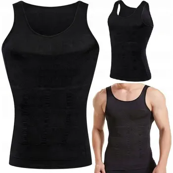 Podprsenka BnTrade tílko kulatý výstřih na ramínka černé barvy velikost XL