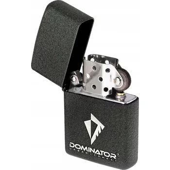 Zapalovač ZAPALOVAČ KLASICKÝ KAPESNÍ DOMINATOR ČERNÝ MAT