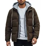 Pánská prošívaná bunda DStreet s kapucí TX5102 velikost L