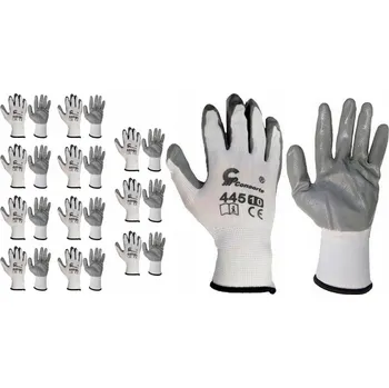 Pracovní rukavice OCHRANNÉ RUKAVICE NITRILOVÉ PRECIZNÍ x12 VELIKOST 10