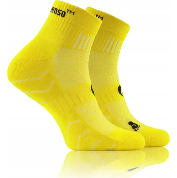 Pánské ponožky Sesto Senso ponožky bavlněné 47-50 žluté