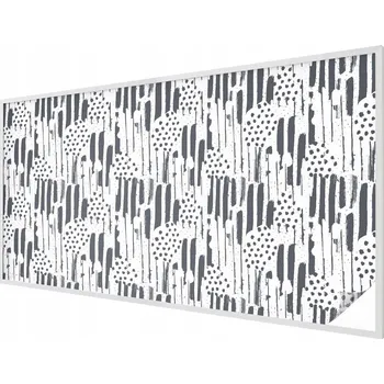 Okenní dekorace Mléčná fólie na okno proti slunci – proužky a tečky, 200 x 100 cm