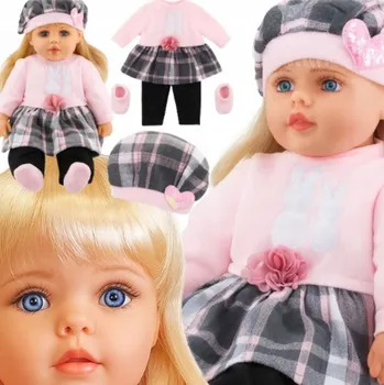 Panenka Panenka miminko Happy Kiddo interaktivní zvuková 56 cm vícebarevná