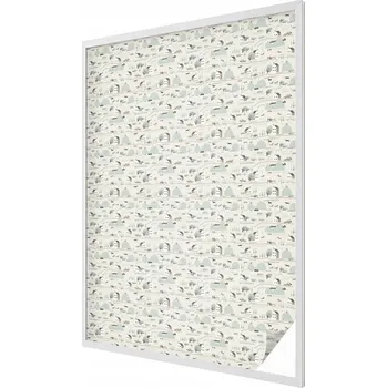 Okenní dekorace Samolepicí Mléčná Fólie na Sklo Okno Geometrický Vzor 100x146 cm