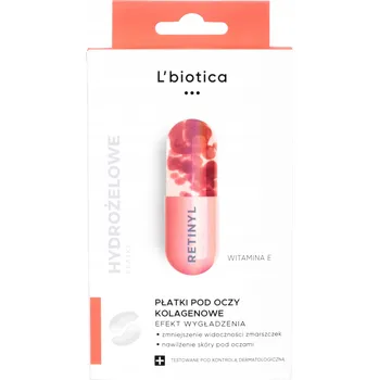 Pleťová maska L'biotica náplasti pod oči vyhlazující vrásky, 3 páry