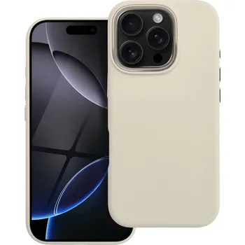 Náhradní kryt pro mobilní telefon Kryt Forcell F-Protect Frame Premium s MagSafe pro iPhone 16 Pro Antique White