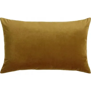 Povlak na polštářek Povlak na polštář 70x45 velurový hořčicový velur hořčice žlutá žlutý