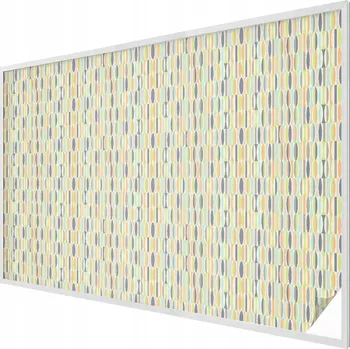 Okenní dekorace Mléčná okenní Fólie na okenní sklo, balkonová dýha, oválná 200x146