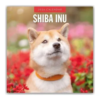 Diář Shiba Inu 2026 - 16-Monatskalender (EN)