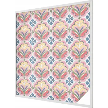 Okenní dekorace Samolepicí okenní Fólie mléčná dekorativní květinová 100x116 cm