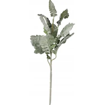 umělá květina Větvička umělých omšelých listů 45 cm zelená