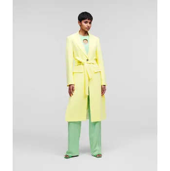 Dámský kabát KABÁT KARL LAGERFELD TAILORED COAT IRIS YELLOW