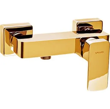 Vodovodní baterie Dvouúchytová nástěnná vanová a sprchová baterie Valvex LOFT GOLD zlatá