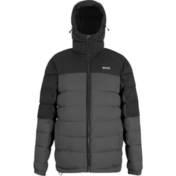 Pánská větrovka Pánská bunda REGATTA OUTDOORS ALDTHORN XL Tmavě šedá, Černá, Bílá