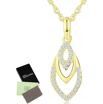 Náhrdelník NÁHRDELNÍK MENNICA BYDGOSKA 925 50 CM STŘÍBRO POZLACENÉ