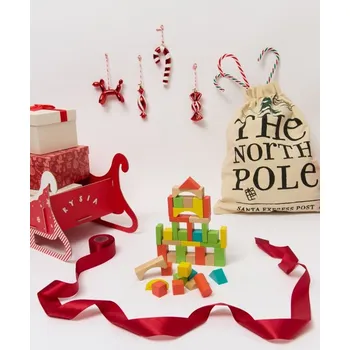 Dřevěná hračka Sinsay - Dřevěné kostky - vícebarevná - 675HV-MLC - 675HV-MLC-ONE