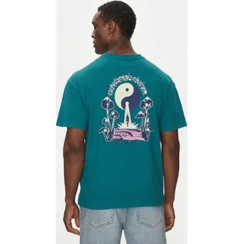 Quiksilver Pánské tričko QUIKSILVER-EQYZT08033-BSJ0 Zelená tmavá Zelená