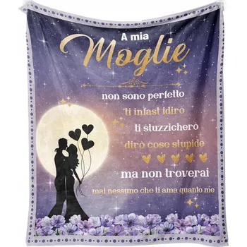 Obraz Deka 130×150 cm Agamedloay – romantický dárek pro manželku, útulná