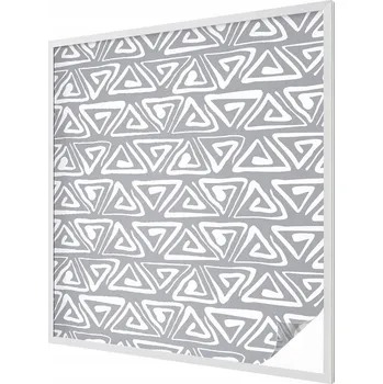 Okenní dekorace Samolepicí Mléčná Fólie na Sklo Okno Geometrický Minimalismus 100x100