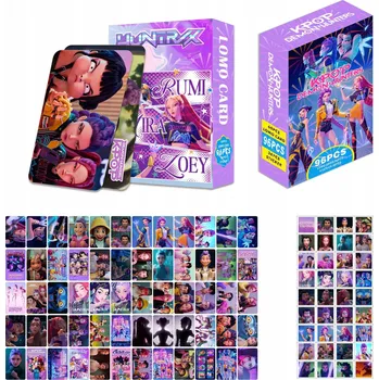 Obraz 60x Lomo karet K-pop Demon Hunters Světové Turné sada + 36 samolepek