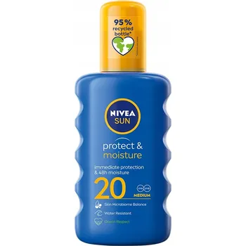Přípravek na opalování NIVEA SUN Opalovací balzám ve spreji SPF 20 pro opalování 200 Ml