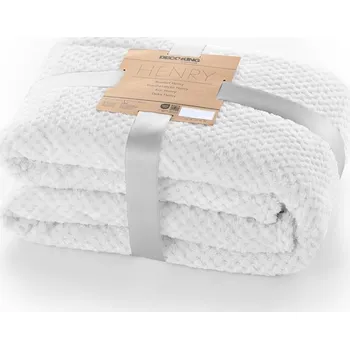 Deka z mikrovlákna DecoKing Toby bílá, velikost 220x240