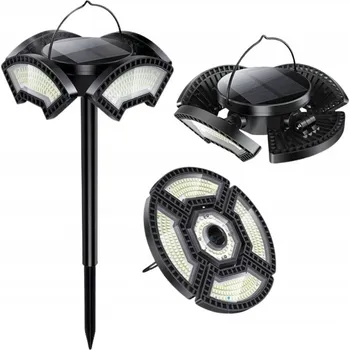 Venkovní osvětlení Solární lampa zapichovací Pronett černá 55 cm 1 ks