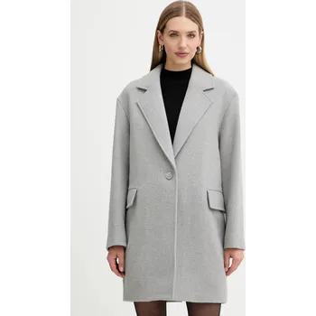 Dámský kabát Kabát s příměsí vlny BOSS Orange C_Calesara2 50548660 šedá 09X, vel. 38