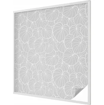 Okenní dekorace Dýha Fólie na mléčné sklo Dekorativní vitrážová vzor Rombový 100x100