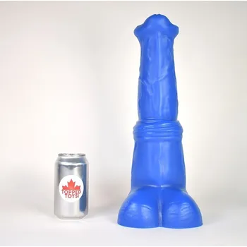 Dildo Topped Toys Pegasus 125 Blue Steel, prémiové silikonové dildo 36,5 x 10,2 cm