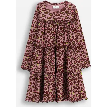 Dámské šaty Šaty pro Dívku s Květinovým Vzorem Dlouhý Rukáv Velikost 110 Coccodrillo ZC5