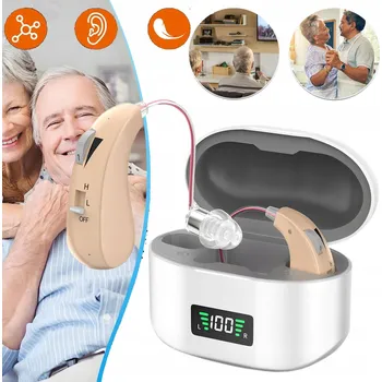 SLUCHADLO CERTIFIKOVANÉ AKUMULÁTOR ZESILOVAČ SLUCHU PRO SENIORY