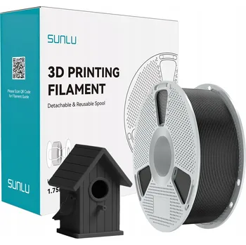 Filament Filament ASA Sunlu 1,75 mm 1 kg černý