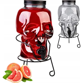 Sklenice SuperButelki Sklenice 5000ml + Kohoutek + stojan LEBKA 5 l